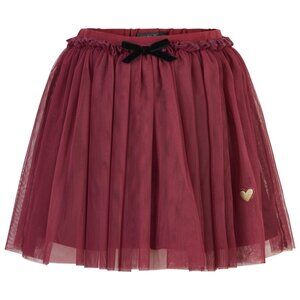 Girls' Burgundy Tulle Skirt
